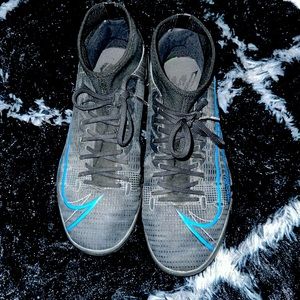 NIKE MEN'S MERCURIAL SUPERFLY 8 ACADEMY IC BLACK/IRON GREY